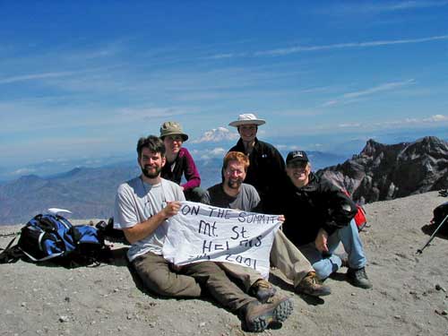 On top of Mount St. Helens