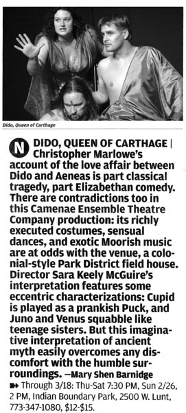 Dido, Queen of Carhage - Chicago Reader 2-23-06